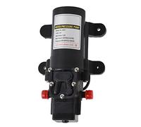 Pompe à membrane à pression d'eau Pompe à eau haute pression auto-amorçante pour utilisation en extérieur Matière plastique 165x99x62mm Légère et portable (RL2201 12V)