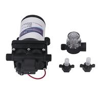 Pompe à membrane auto-amorçante 3 GPM 55 PSI pour systèmes de tuyauterie | Construction ABS et caoutchouc, interface 1/2 pouces, installations compatibles, faible bruit, connecteurs,