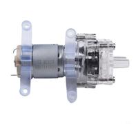 Pompe à membrane auto-amorçante DC12V 5W Micro pompe à eau 2L/min pour distributeur d'eau café ménage aquarium bassin à poissons système d'irrigation ingénierie tuyau en plastique 6,5 mm argent