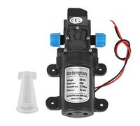Pompe à membrane, CC 12V 45W 4L / min Plastique technique de pompe à eau à amorçage automatique avec filtre pour pompe à eau, refroidissement du pistolet de soudage, forage de l'eau ajoutant de l'eau,