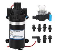 Pompe à membrane haute pression 160 psi, surpresseur d'eau 5,1 l/min, refoulement de 3 mètres, DC12 V, fonctionnement silencieux, moteur en cuivre stable pour yachts