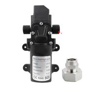 Pompe À Membrane Haute Pression DC12V 120PSI 60W 5L/min Mini Pompe Électrique Auto-amorçante For Machine À Laver L'eau Et Pulvérisation De Pesticides(Mode A and Joint)