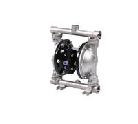 Pompe à membrane pneumatique QBY en acier inoxydable, résistante à la corrosion, alliage d'aluminium, plastique PP, adhésif chimique, pompe à eaux usées(Stainless Steel 316L)