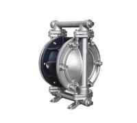 Pompe à membrane pneumatique QBY3-10/15/20/25/32/40PFFF Pompe de transfert en plastique technique, acier inoxydable et alliage d'aluminium(QBY3-10PTFF)