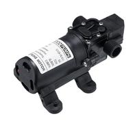 Pompe à Membrane, Pompe à eau électrique DC 12 V 6 l/min, mini pompe à eau haute pression à membrane auto-amorçante noire, refroidissement, pulvérisateur for lavage de voiture