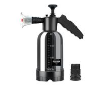 Pompe à mousse de lavage sous pression - Pulvérisateur de mousse, station de lavage de voiture - Boîte portable de 2 l avec déclencheur de verrouillage et réservoir en plastique durable pour le