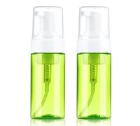 Pompe à mousse - Distributeur de savon à pompe - 120 ml - Facile à presser - Petit distributeur de savon mousse pour savon liquide, nettoyant pour le visage, shampoing, salle de bain