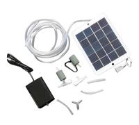 Pompe À Oxygène Portable Pour Eau De Pêche 3w 5v, Aérateur D'air Avec Panneau Solaire, Compresseur D'air Pour Aquarium