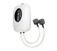 Pompe à oxygène pour aquarium 2 W - Démarrage automatique après mise hors tension - Mode intermittent intelligent - Prend en charge le chargeur mural d'ordinateur portable