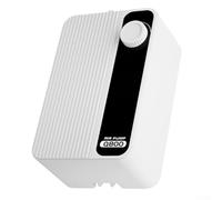 Pompe à oxygène pour aquarium, aérateur ultra silencieux pour la pisciculture domestique - 0-4 L/min réglable, double coque insonorisée, moteur entièrement en cuivre (8 W)