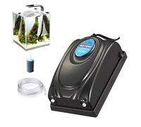 Pompe à oxygène pour aquarium - matériau ABS, barboteur d'aquarium | moteur à haute efficacité de 6 pouces à double trou de 300 g, aérateur plug-in ultra silencieux pour aquariums et environnements