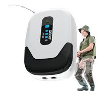 Pompe à oxygène pour aquarium, pompe à oxygène silencieuse, aérateur d'aquarium, pompe à oxygène, 70 heures de travail en mode clignotant, pompe d'aquarium pour aquarium, moi