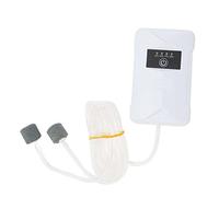 Pompe À Oxygène pour Aquarium Rechargeable Via USB Silencieuse avec Double Sortie Et Batterie Intégrée De 2400 Mah Conception Compacte Et Portable pour Soins Aquatiques