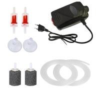 Pompe à oxygène silencieuse pour aquarium < 30 dB : pompe à oxygène réglable 100-400 l/h, convient pour pompe à air d'aquarium de 100 à 400 l
