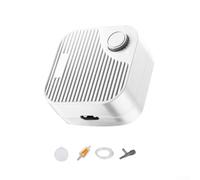 Pompe à oxygène silencieuse pour aquarium, compresseur d'air réglable avec moteur en cuivre à faible bruit pour réservoirs de 30 à 80 cm, tuyau et clapet anti-retour inclus (5 W)