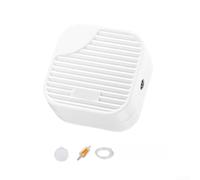 Pompe à oxygène silencieuse pour aquarium Débit réglable 3 W 2,5 l/min | Moteur en cuivre pur, réduction efficace du bruit, pour une construction durable, convient pour les aquariums de 30 à 60 cm