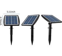 pompe à oxygène solaire 6V 2W avec tuyau de 8.2ft 2 pierres à bulles d'air Oxygénateur pour aquarium Pompe à air pour pêche Aérateur pour jardin aquarium extérieur piscine étang