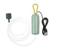 Pompe à oxygène USB pour aquarium avec compresseur d'air et aérateur, design silencieux pour l'oxygénation d'aquarium, la pêche en plein air ou l'approvisionnement en oxygène de fruits de mer, avec