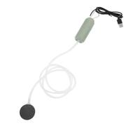 Pompe à Oxygène USB Silencieuse pour Aquarium, Mini 5v Verte | Plastique Léger, Faible Vibration, pour Nano Aquariums, Bassins de Bureau et Usage au Travail