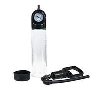 Pompe à pénis avec manomètre - 20 cm de diamètre - 7 cm de diamètre - Augmentation de la puissance du pénis - Extension du pénis - Aide à l'impuissance - Pompe à vide pour homme