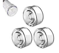 Pompe à pénis Manchette Pompes à pénis Manchettes interchangeables Embout pénis Silicone Pompe d'allongement du pénis Manchons 3 pièces pour pompes à pénis Pension Pump Pompe à chatte vide pour homme