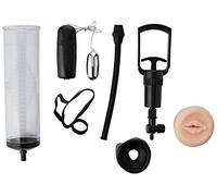 Pompe à Pénis Power Up Grande Aspiration avec vagin et vibrateur gratuit