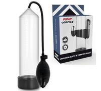 Pompe à pénis vibrant rx3 transparent