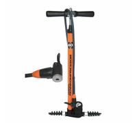 SKS Pompe à pied Airspeed Workshop Kompressor avec manomètre – Orange/Noir