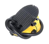 Pompe à Pied Gonfleur à Soufflet Pompe à Air pour Bateau et Matelas avec Conception Légère et Trois Embouts Adapté pour Le Camping et La Plage, 5l