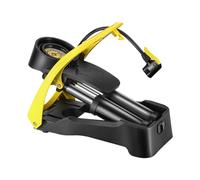 Pompe à pied multifonction double cylindre haute performance | Pompe au sol pour vélos - Convient pour voitures, motos, vélos et bateaux