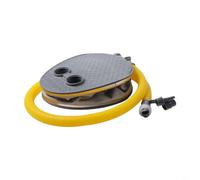 Pompe à pied portable pour bateau gonflable, matelas et planche de surf, design léger et compact pour le camping en plein air (27,9 cm)