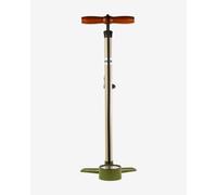 SILCA Terra Pompe à Pied pour vélo | Manomètre Basse et Haute Pression à 2 étages | Mandrin de Verrouillage réversible Presta et Schrader |Résolution de 0,5 psi jusqu'à 30 psi et Maximum 120 psi