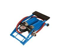 Pompe À Pied Silverline Robuste Double Canon 100psi (7Bar) Outil Automobile