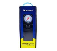 MICHELIN 009504 Pompe à Pied avec Manomètre Homologué - 7 Bars, Flexible 80 cm - Gonfleur Haute Pression pour Vélo, Moto, Auto, Ballon - Robuste, Précise, Facile à Utiliser