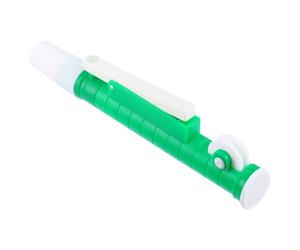 Pompe à Pipettes de Laboratoire 10ml PP à Levier Latéral | Commande Main, Molette au Pouce, Usage pour Verrerie et Éducation Scientifique