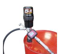 Pompe à piston pour huiles VISCOMAT pneumatique avec compteur digital - Rapport 5,5:1 - Pour huiles - CEMO - 90760