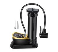 Pompe à pneu à pied, pompe à air multifonction pour équipement de sport avec manomètre, compresseur de pneu de vélo portable pour berline, moto, pickup, jouets gonflables électriques automobiles