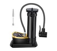 Pompe à Pneu à Pied, Pompe à air Multifonction pour équipement de Sport avec manomètre, compresseur de Pneu de vélo Portable pour ramassage électrique, berline, Scooter, Jouets gonflables