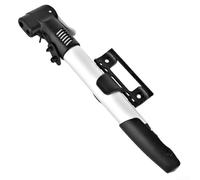 Pompe à pneu de vélo compacte en aluminium avec double système de valve pour PV SV, capacité de pression de 120 psi, design portable, support de montage