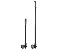 Pompe à pneu de vélo en aluminium léger avec un mécanisme de dégonflage pratique (A)
