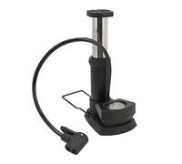 Pompe à Pneu de Vélo, Pompe à Pied de Vélo, Pompe à Vélo avec Deux Buses à Gaz, Mini Pompe à Pédale Portable Haute Pression en Alliage d'aluminium pour Basket-Ball, Vélo, Moto,