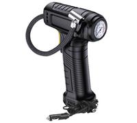 Pompe à Pneu de Voiture à gonflage Rapide 12 V CC avec détection de Pression, Pompe air d'arrêt Automatique avec lumière et 2 Buses pour Voiture, vélo