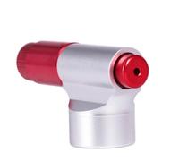 Pompe à Pneus Co2 Mini pour Vélo, Bouton Gonflage Instantané | Interface Cylindre Usinée Cnc en Alliage D'aluminium, Usage Gonflable, Rouge, pour Bicyclette et Ballon