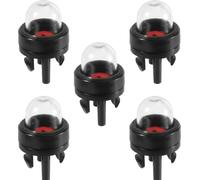 Pompe à Poire D'Amorçage à Clipser, Remplacement de Poire D'Amorçage de Carburateur, Poire D'Amorçage pour Souffleur de Tondeuse, à installer pour Stihl/Weed Eater/McCulloch/Ryobi Echo (5pcs)