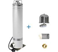 pompe à pression submersible Ewuaqua Inox 6-60 plus L avec sortie noire