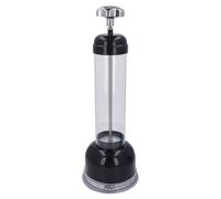 Pompe à respiration pour veau, respirateur à succion réglable en acier inoxydable pour veaux nouveau-nés, aide à la respiration portable pour le bétail avec conception d’urgence (Noire)