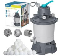 Pompe à sable - Bestway 58515 - 3 596 l/h - Boules filtrantes - Réservoir anticorrosion