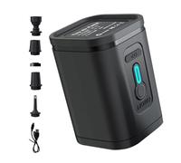 Pompe à sacs de rangement sous vide | Pompe à air rechargeable | Pompe électrique d'aspiration d'air de stockage de balle pour fitness et yoga avec 5 buses