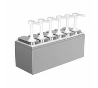 Pompe à Sauce Distributeur Sirop Condiment Bouteille Pompe Distributeur Boisson Format Compact pour Espace Réduit, style to 5
