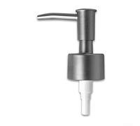 Pompe à savon en plastique ABS de rechange, tête de pompe avec tuyau, buse de bouteille de shampooing, après-shampooing, pour cuisine et salle de bain (argent brossé)